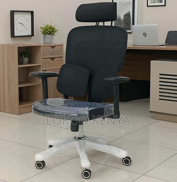 Office Chair; Breathable Mesh Orthopedic Adjusting Office Chair