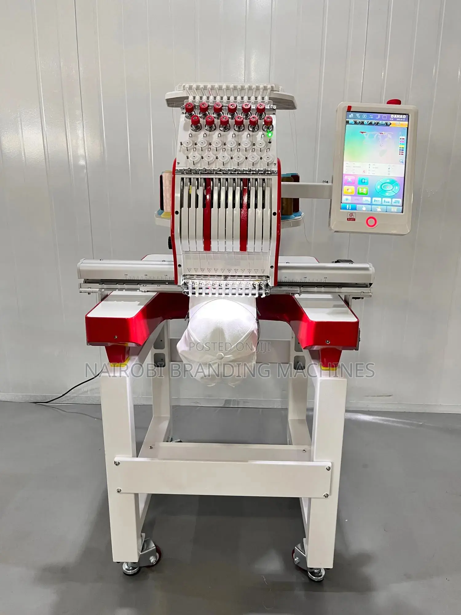 High Quality 1 Heads 15 Needles Hat Computerized Embroidery Machine