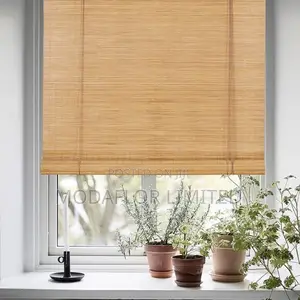 Durable Bamboo Roller Shades_ Elegant Finish