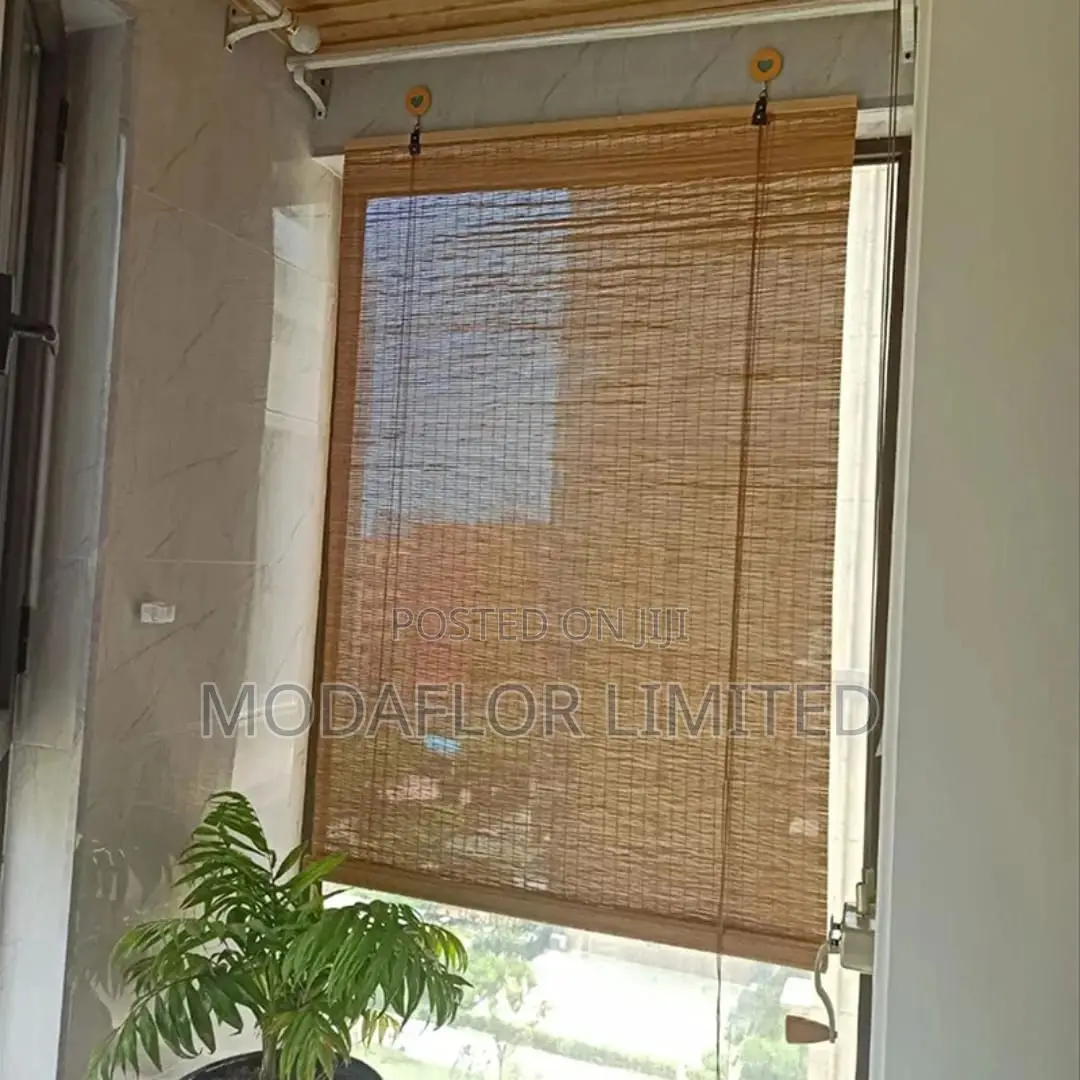 Natural Bamboo Blinds for Living Room Balcony