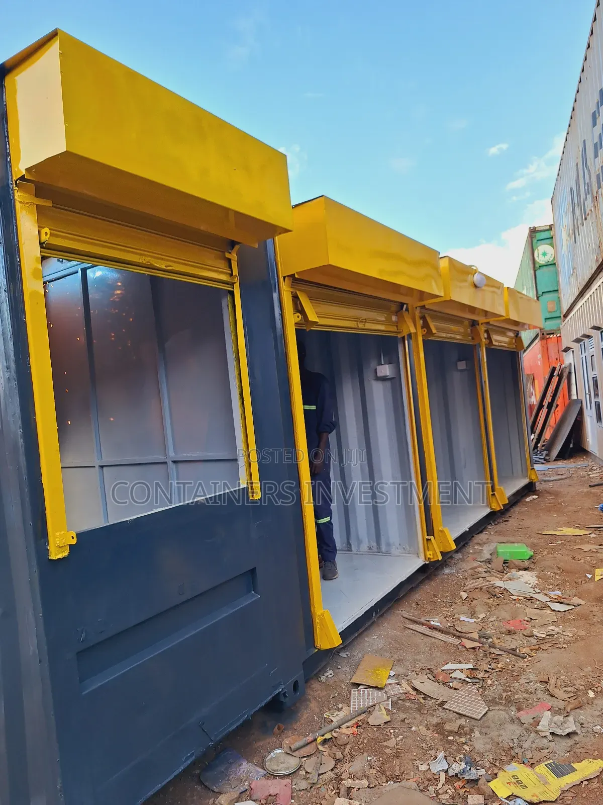 20ft Container Shops- We Customize To Your Requirements.
