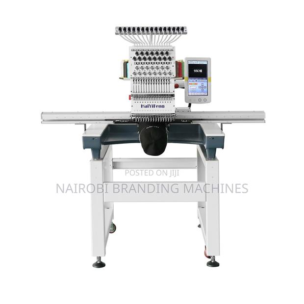 Single Head 9 Needles 360x200mm Embroidery Machine One