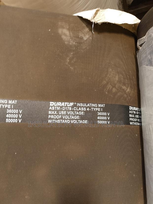 Class 4 Electric Insulation Mat – 50kv High Voltage Safety