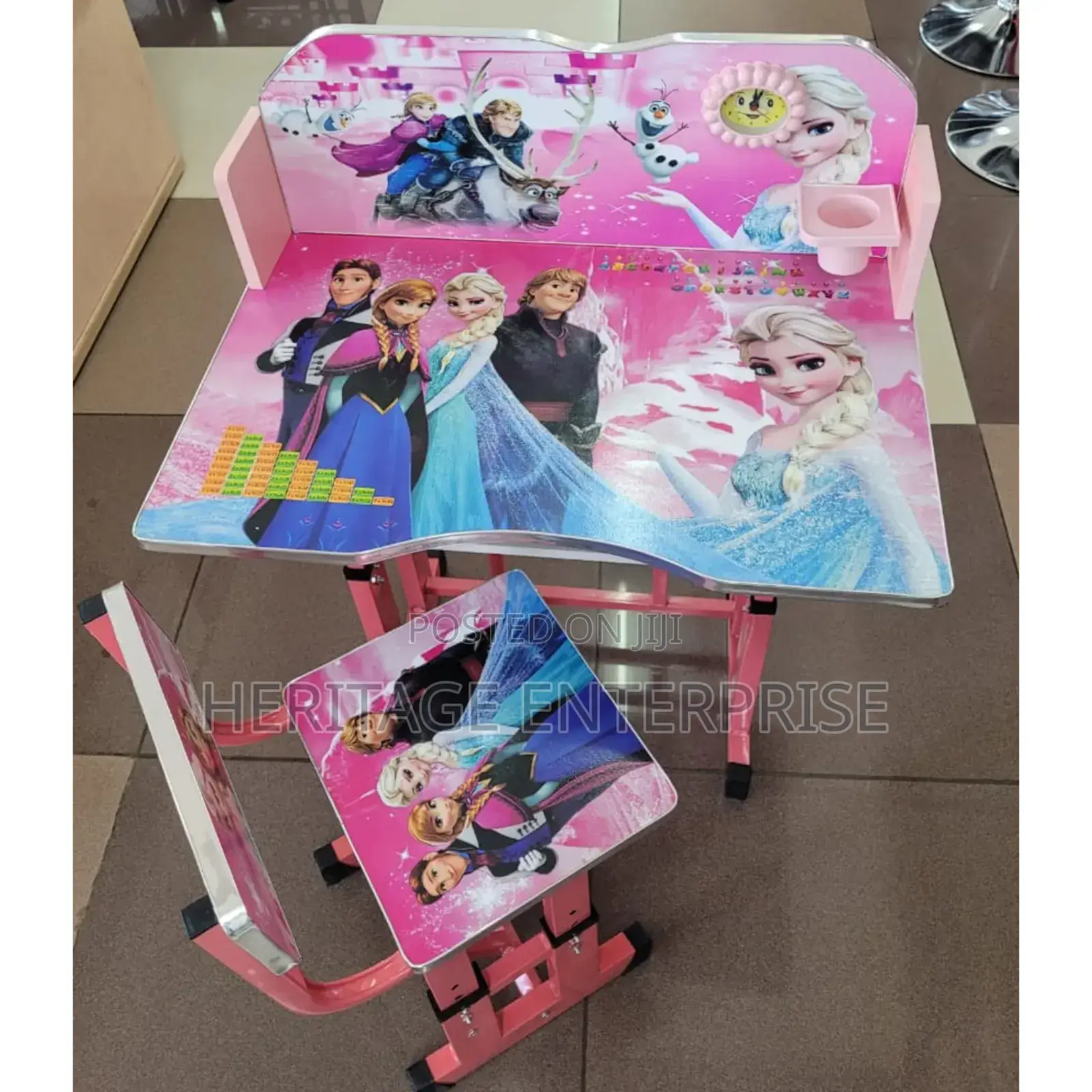Kids Study Chair With Table