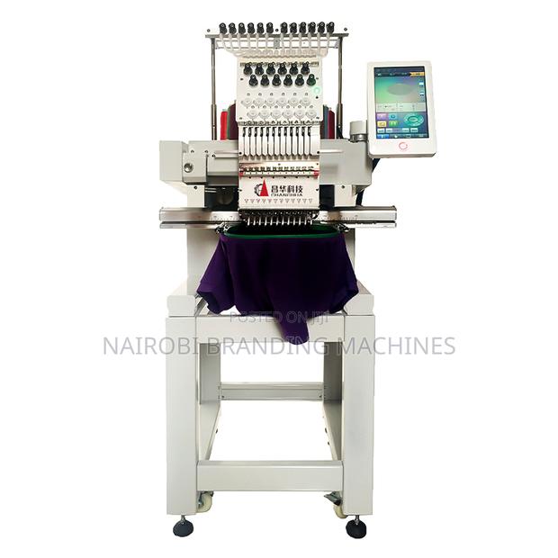 Automatic New Computerized Single Head Hat T-Shirt Embroidery Machine - main view
