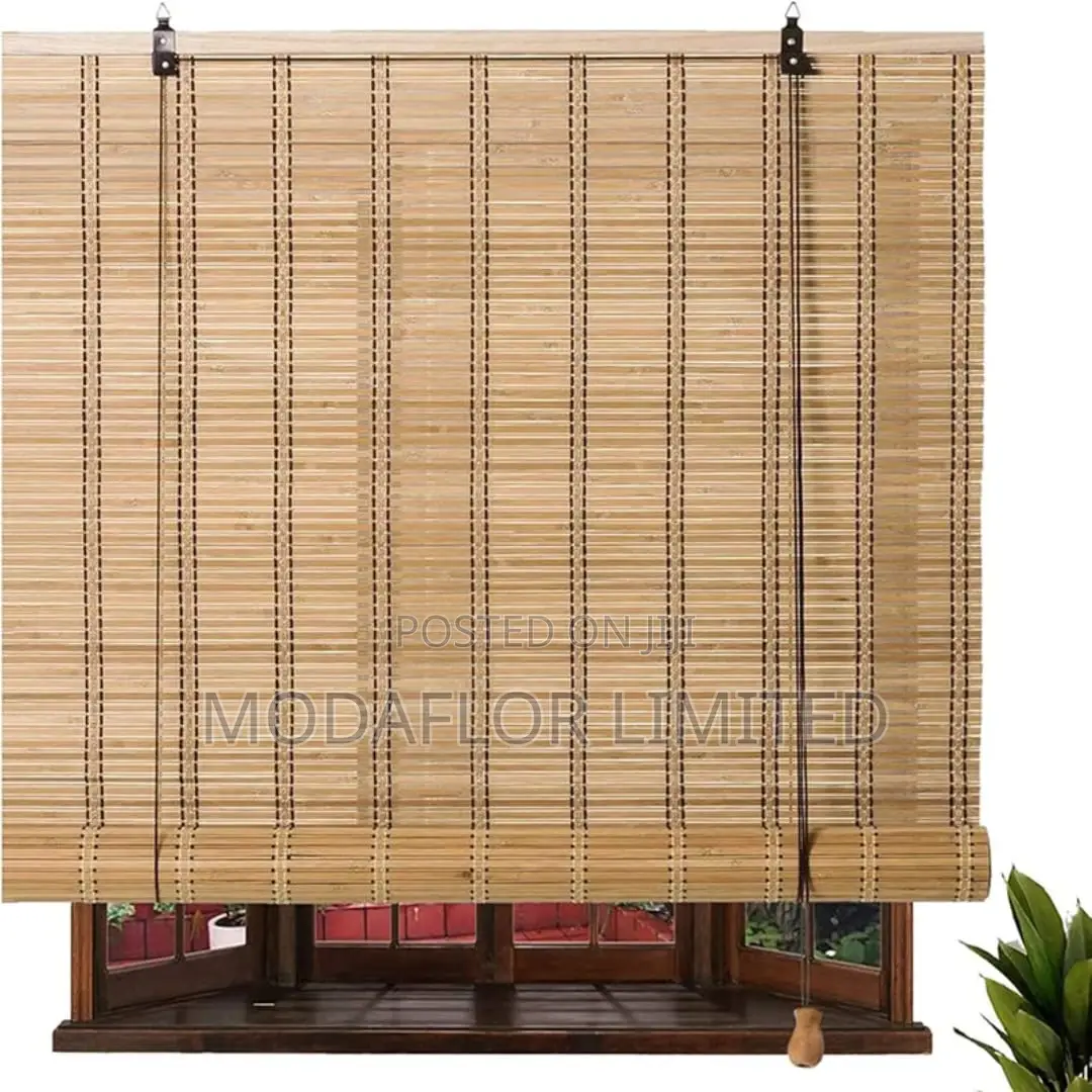 Modern Bamboo Roller Blinds_ Easy Install