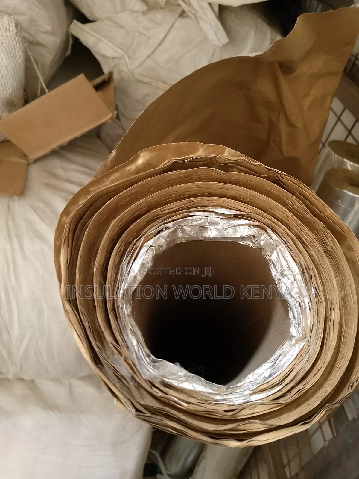 Single Side Foil-Scrim-Kraft Insulation Facing – Aluminium Foil 1.2m