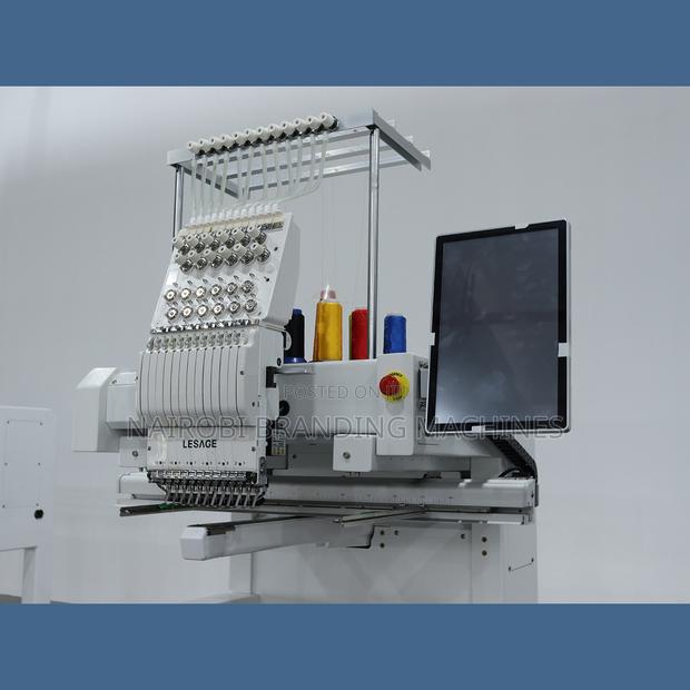 One Head Embroidery Machine With 9 Needles - Computerized Economical