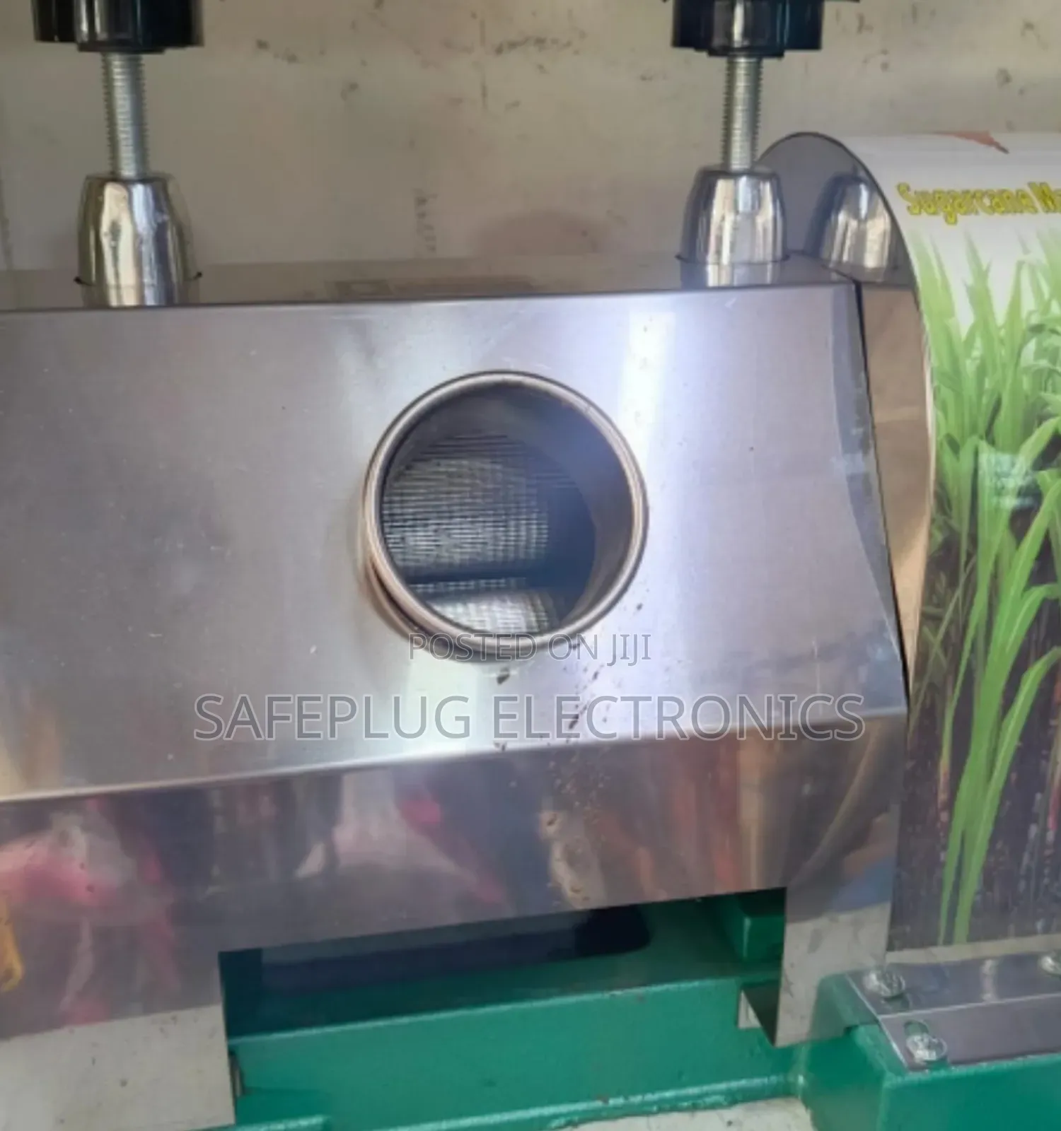 Electric Sugarcane Crusher/Juicer - Fast Extraction, Easy to Clean!"