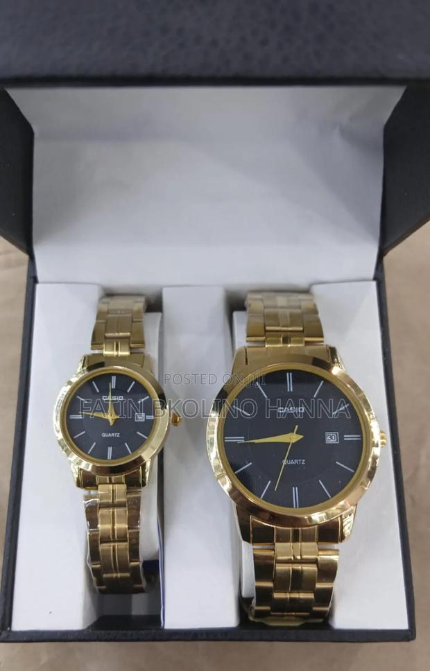 Gold Couple Watch Set - thumbnail 2