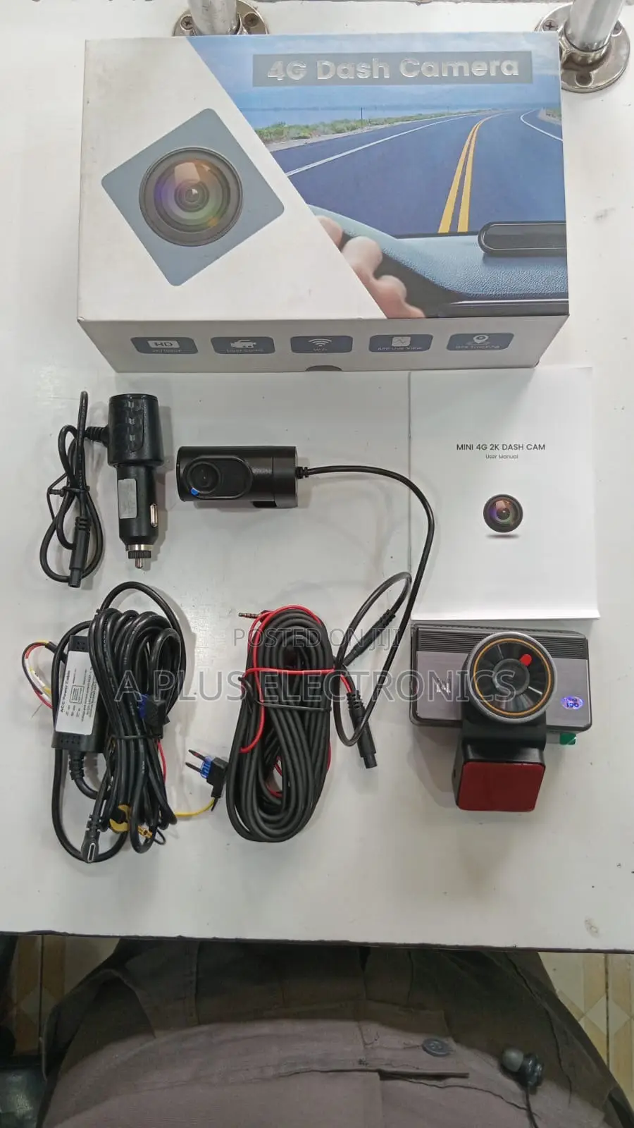 4g Dash Camera With GPS and Dual Cameras