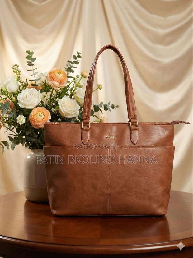 Brown Laptop Tote Bag (Good Partitions) - thumbnail 4