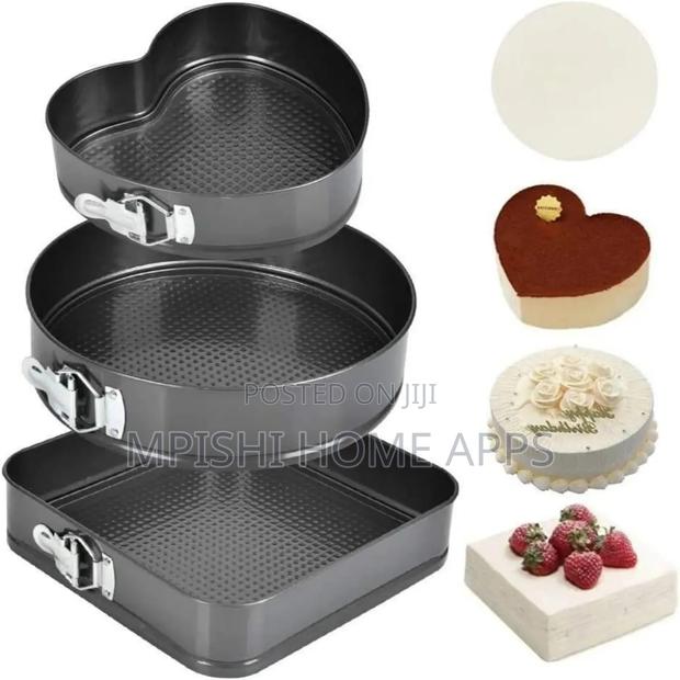 3pcs Cake Baking Tins