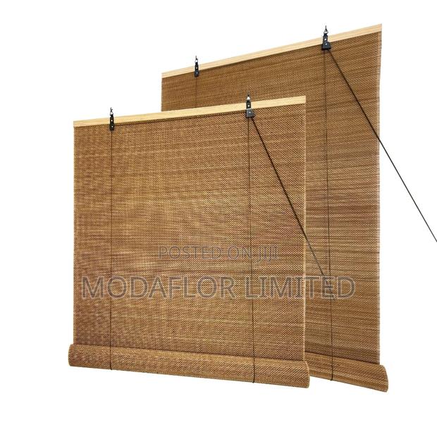 Custom Size Bamboo Roller Blinds Available