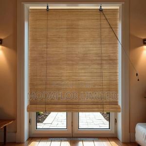 Natural Weave Bamboo Roller Blinds - thumbnail 2
