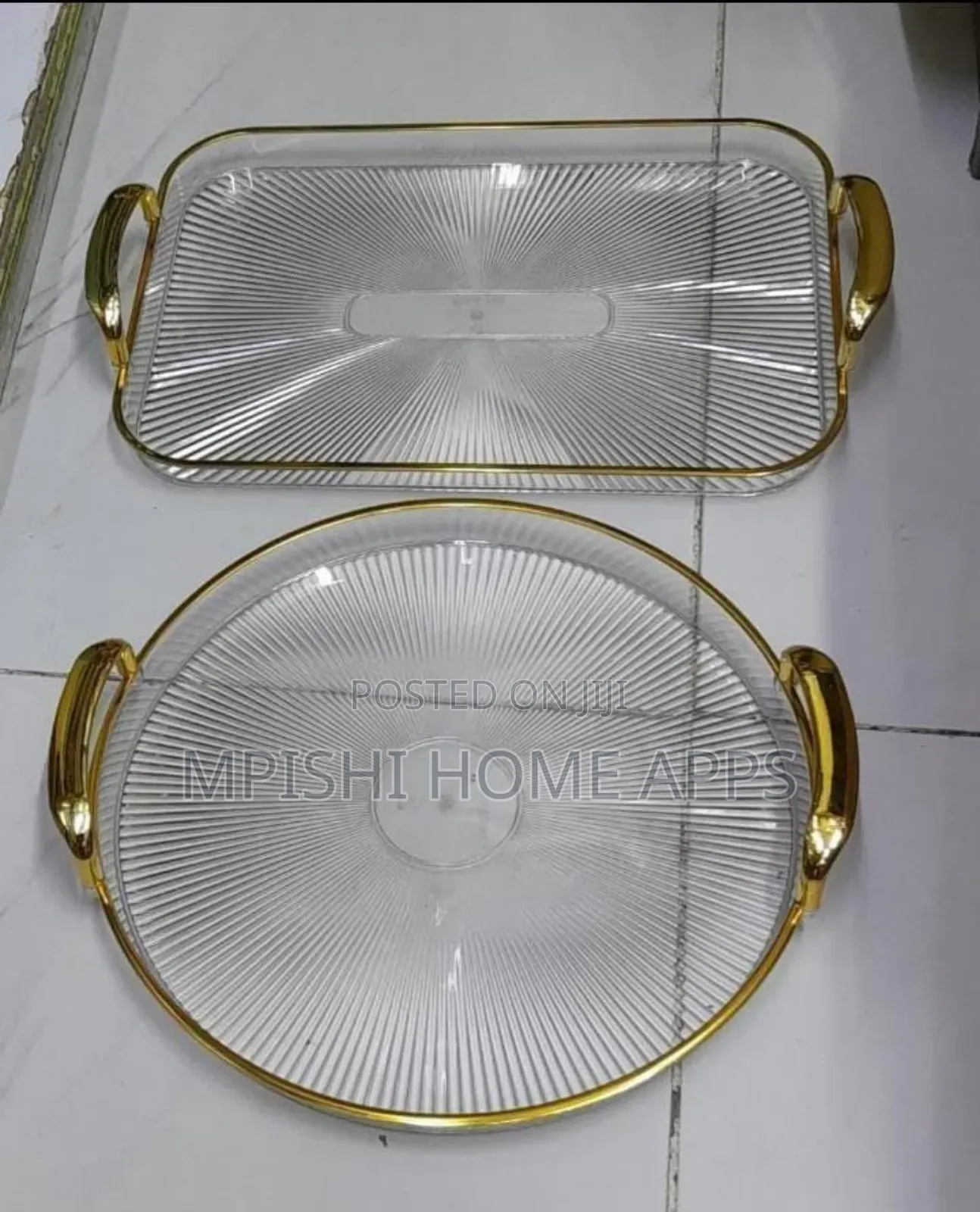 Multi-Purpose Acrylic Serving Trays