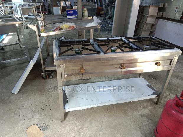 Commercial 3 Burner High Pressure Stove - main view