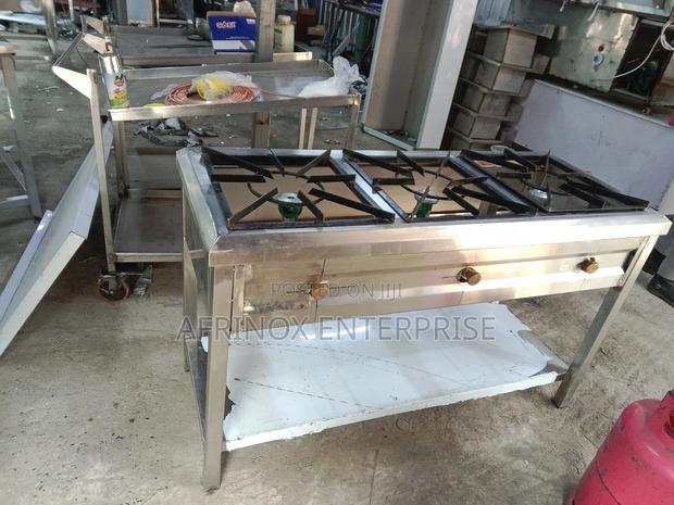 Commercial 3 Burner High Pressure Stove - thumbnail 3