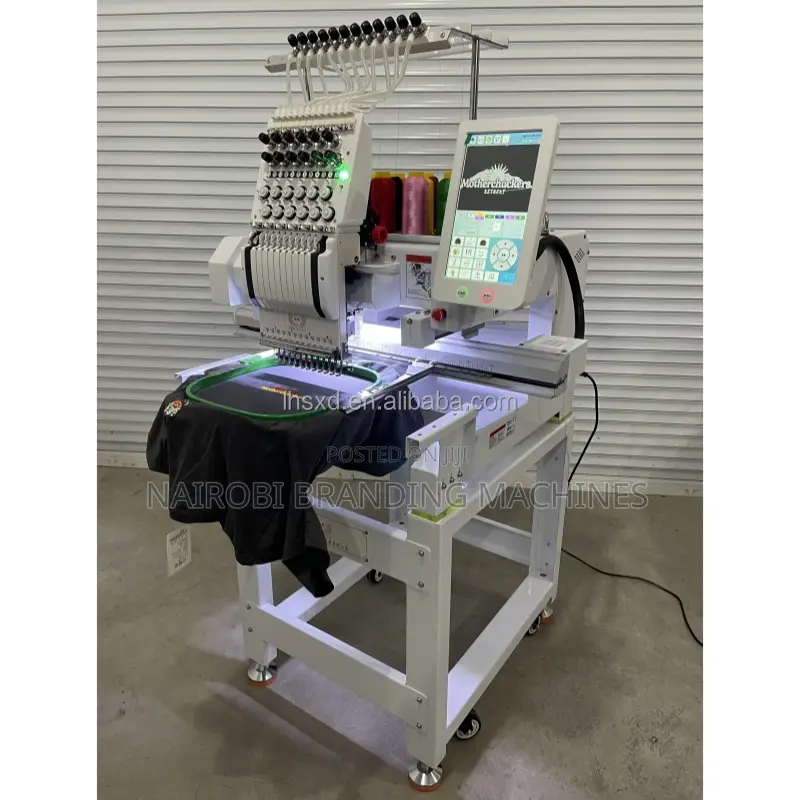 Warehouse High Speed Single Head 15 Needle Embroidery Machine