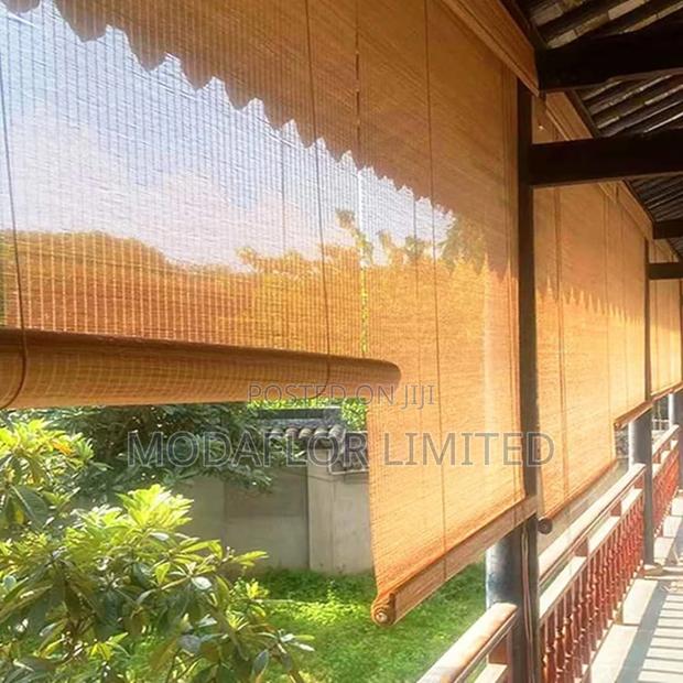 Heavy Duty Bamboo Roller Blinds - main view