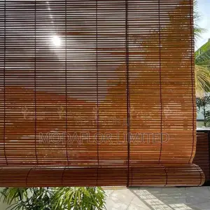 Uv Blocking Bamboo Roll-Up Window Blinds