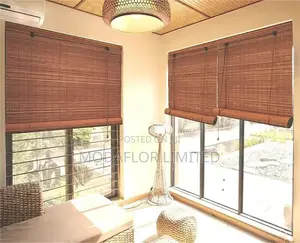 Bamboo Roller Shades for Balconies and Bedrooms