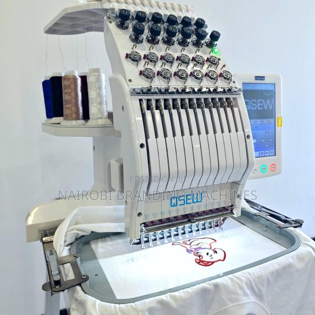 China Supplier Single Heads 9/12/15 Needles 3d Embroidery Machine