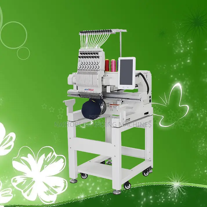 Free Shipping 1 Head Computer Embroidery Machine Price 1200spm