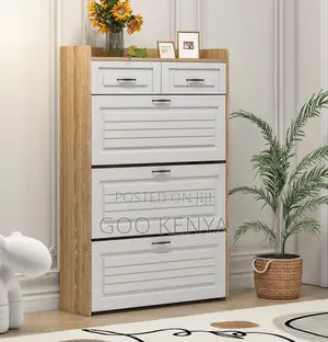 Home Shoe Rack; Modern Shoe Organizer Cabinet With Flip Storage
