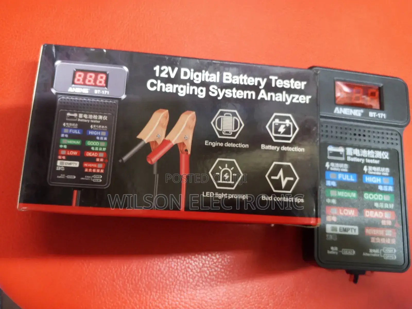 Digital Battery Tester Analyzer. 12v