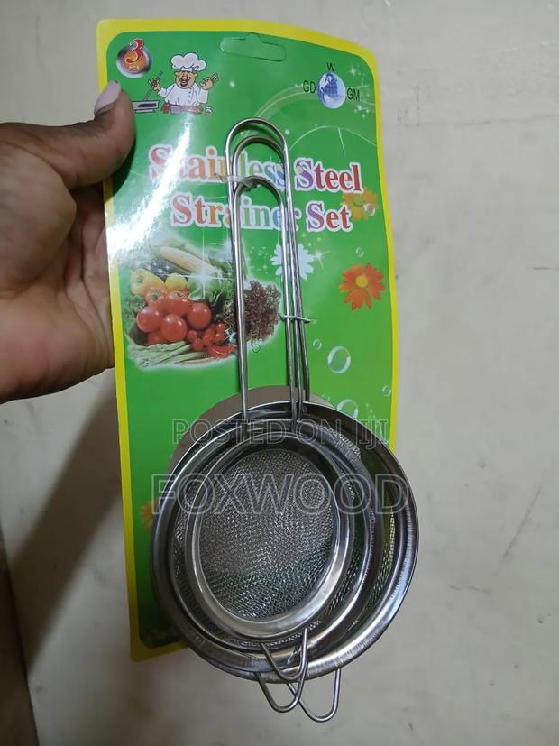 3 in 1 Metallic Sieve, Now Available