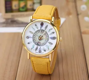 Mandala Feather Quartz Women Watch