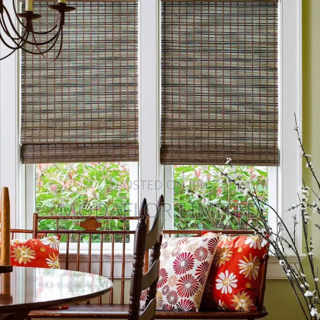 Prestige Bamboo Roll-Up Blinds