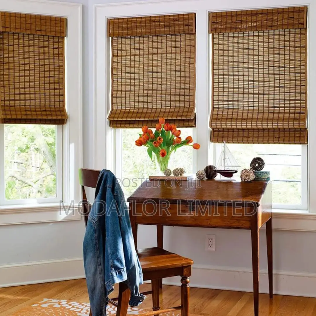Elegant Bamboo Roller Window Covers
