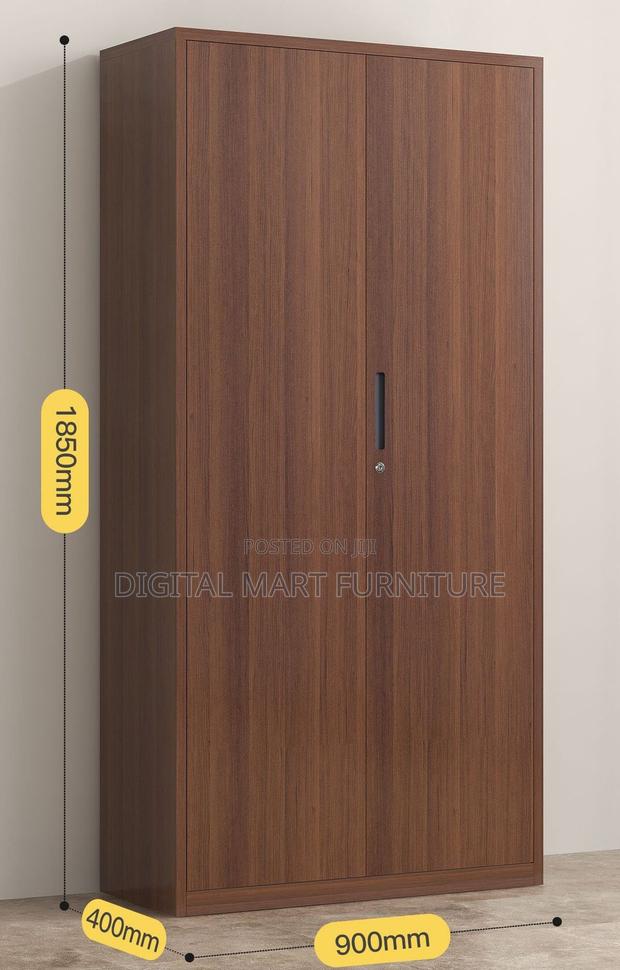 Brown Modern 2 Door Side Storage Cabinet - thumbnail 13