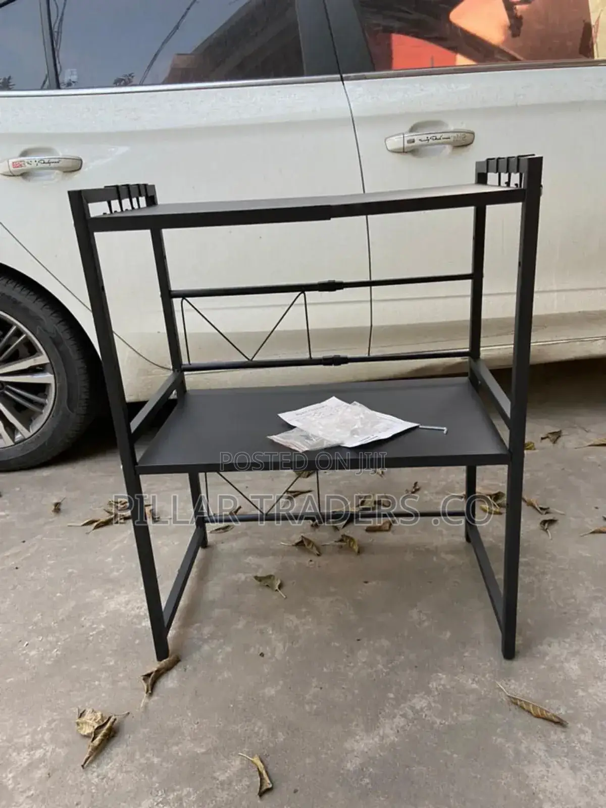 Metallic Microwave Stand