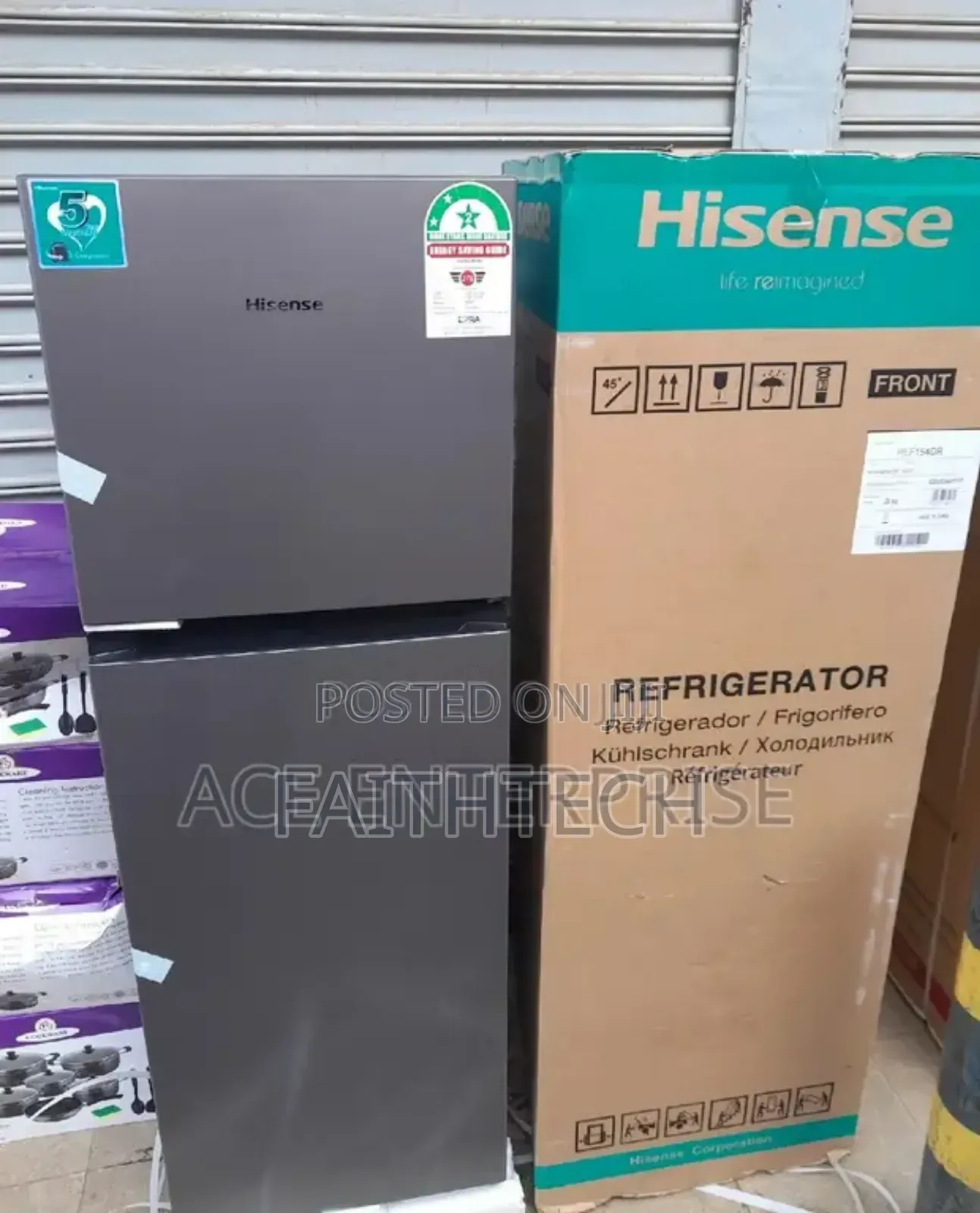 Hisense Fridge 154 Litres Double Door Refrigerator