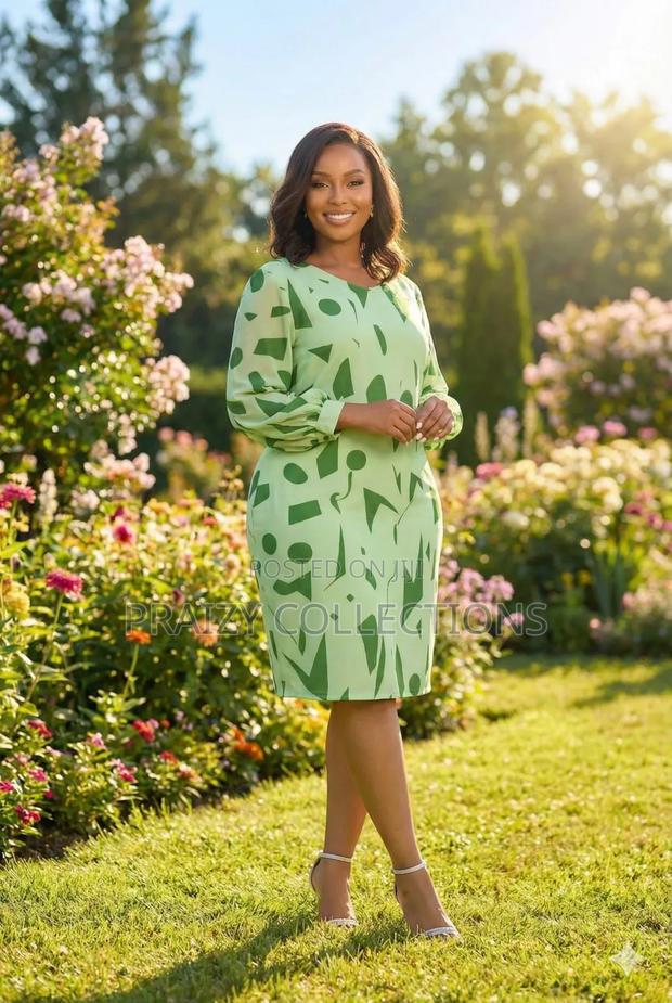 Blossom Print Midi Dress - thumbnail 3