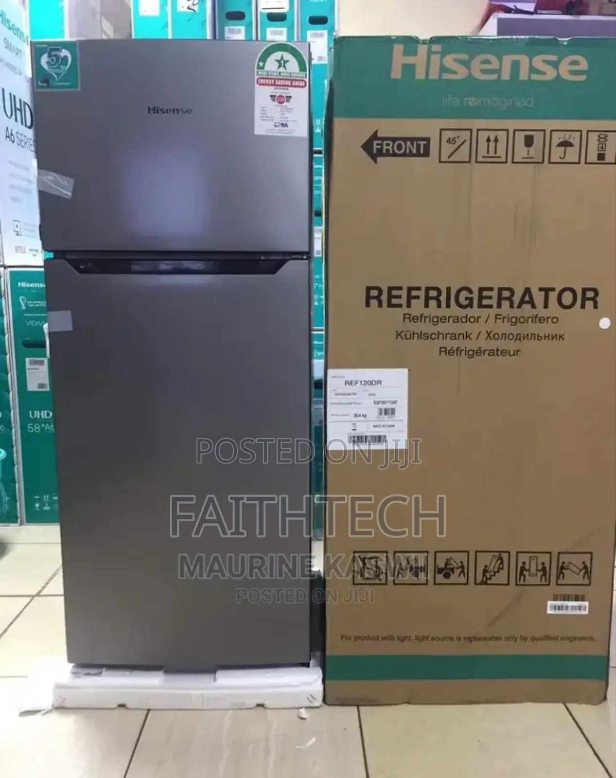Hisense Fridge 120 Litres Double Door Refrigerator