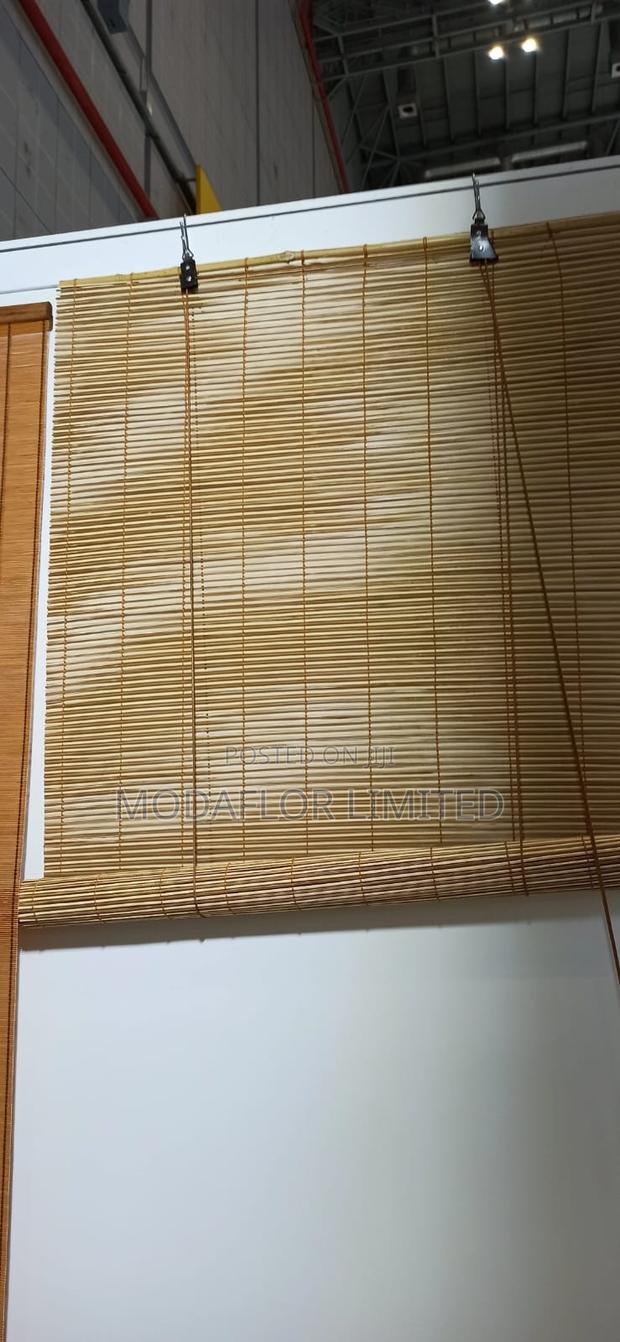 Artisanal Bamboo Roll-Up Blinds