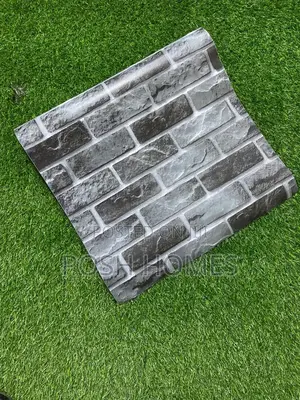 Grey Brick Peel and Stick Wallpapers