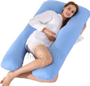 Blue U-Shaped Pregnancy Pillow - thumbnail 2