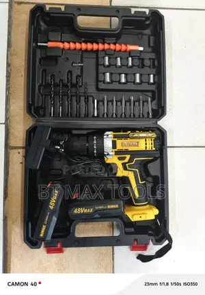 48v Cordless Drill Set