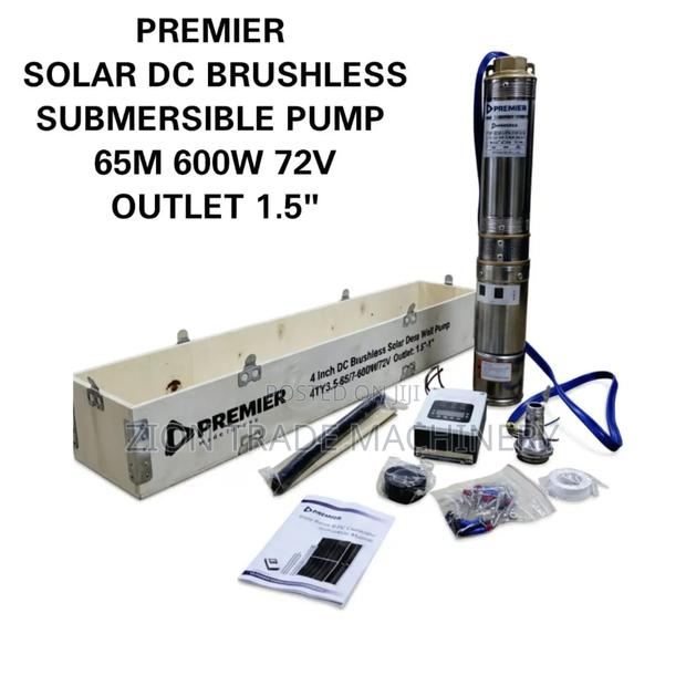 Premier 600w 65m Solar Pump - main view