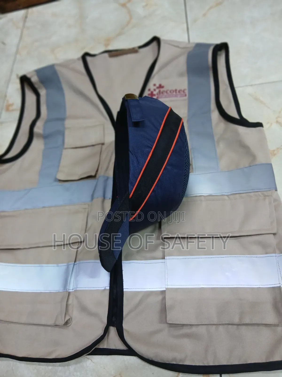 Bump Cap and Reflector Vest Jackets