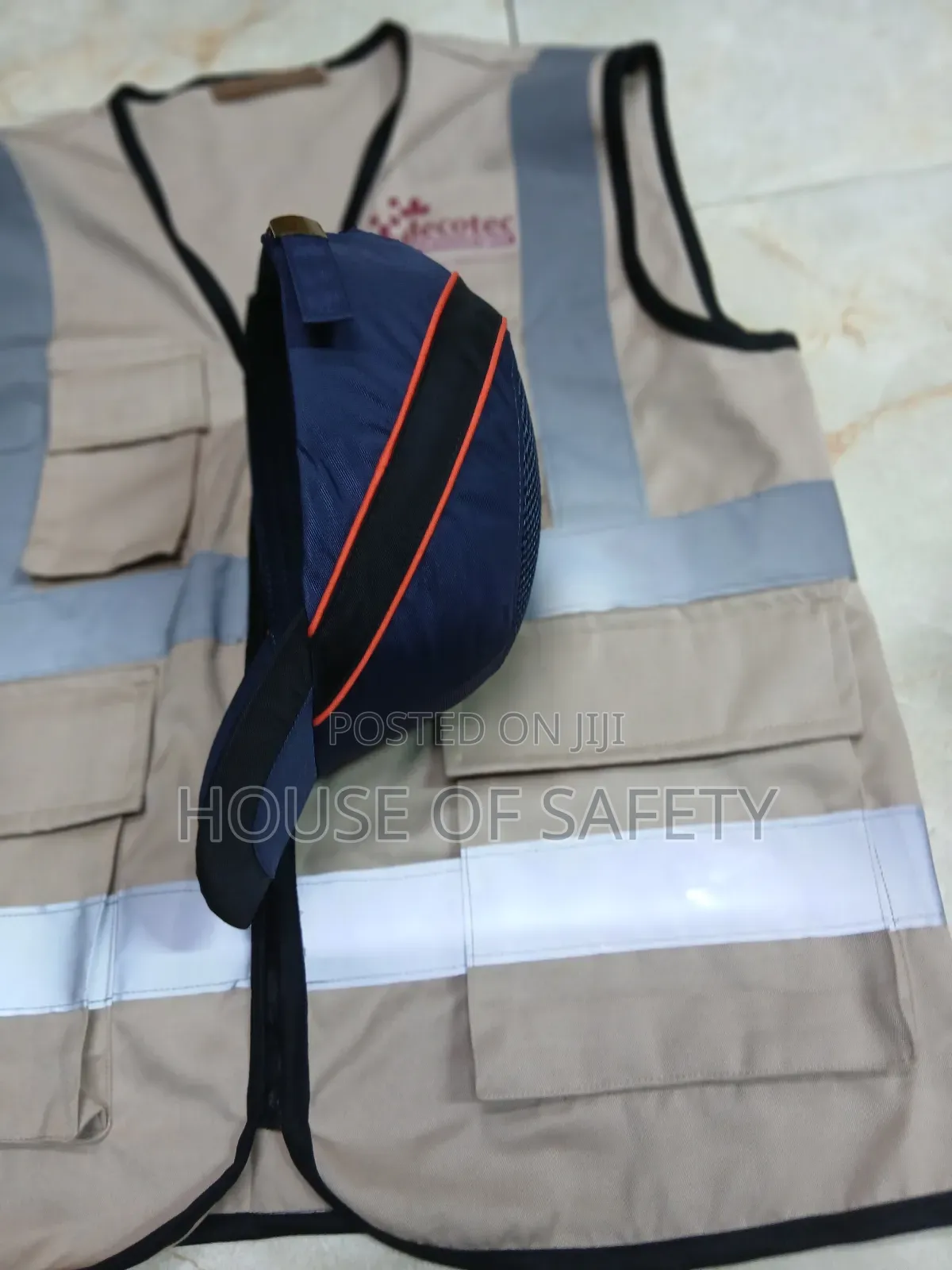 Bump Cap and Reflector Vest Jackets