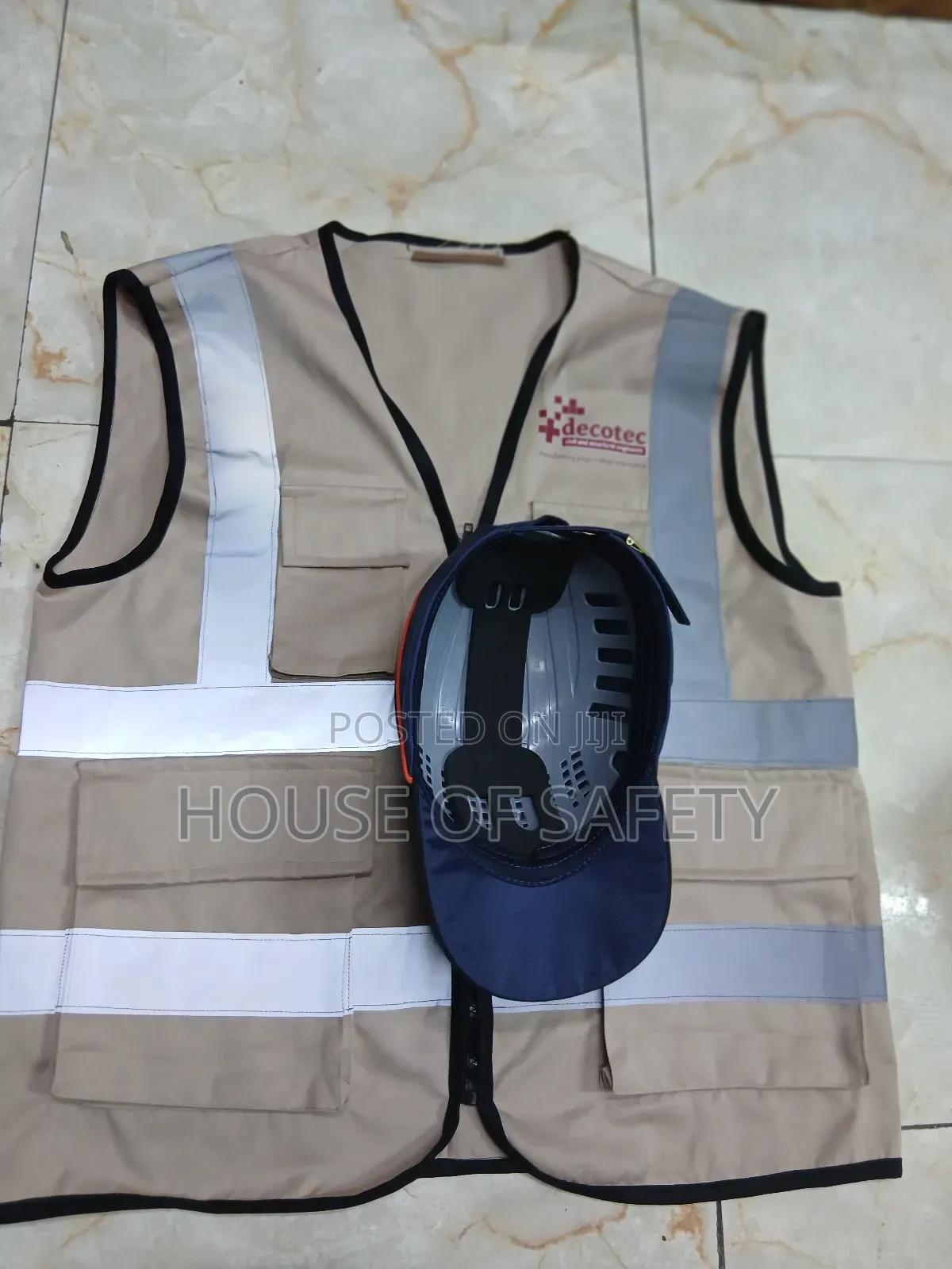 Bump Cap and Reflector Vest Jackets