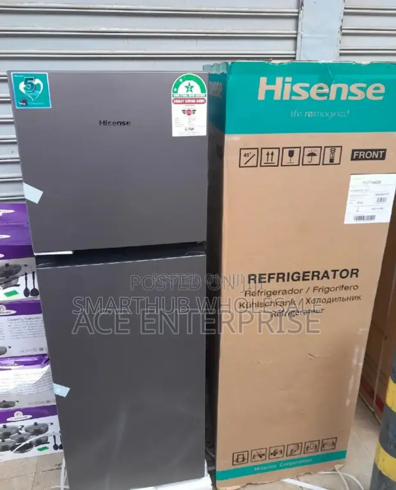 Hisense Fridge 154 Litres Double Door Refrigerator