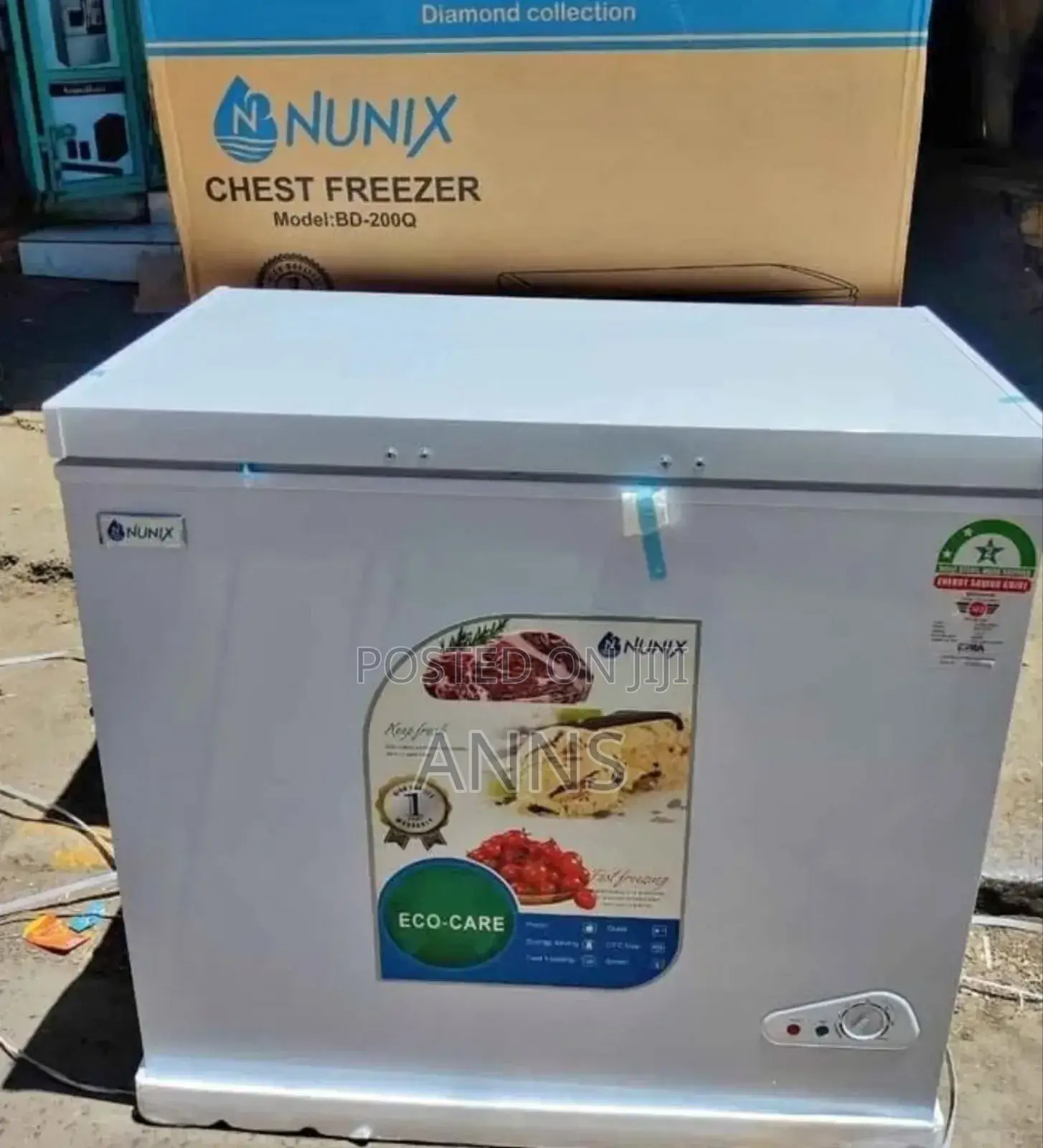 Nunix 200 LTRS Chest Deep Freezer (White* Color)