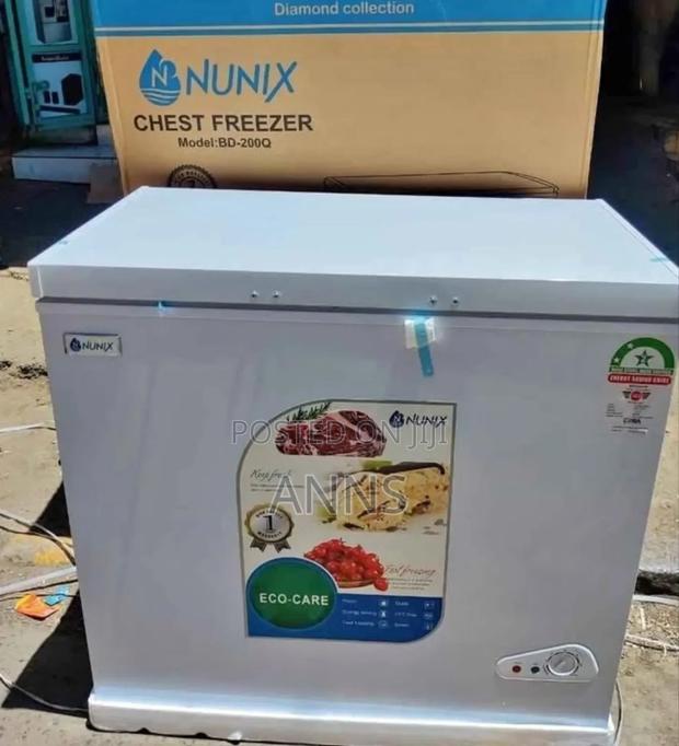 Nunix 200 LTRS Chest Deep Freezer (White* Color)